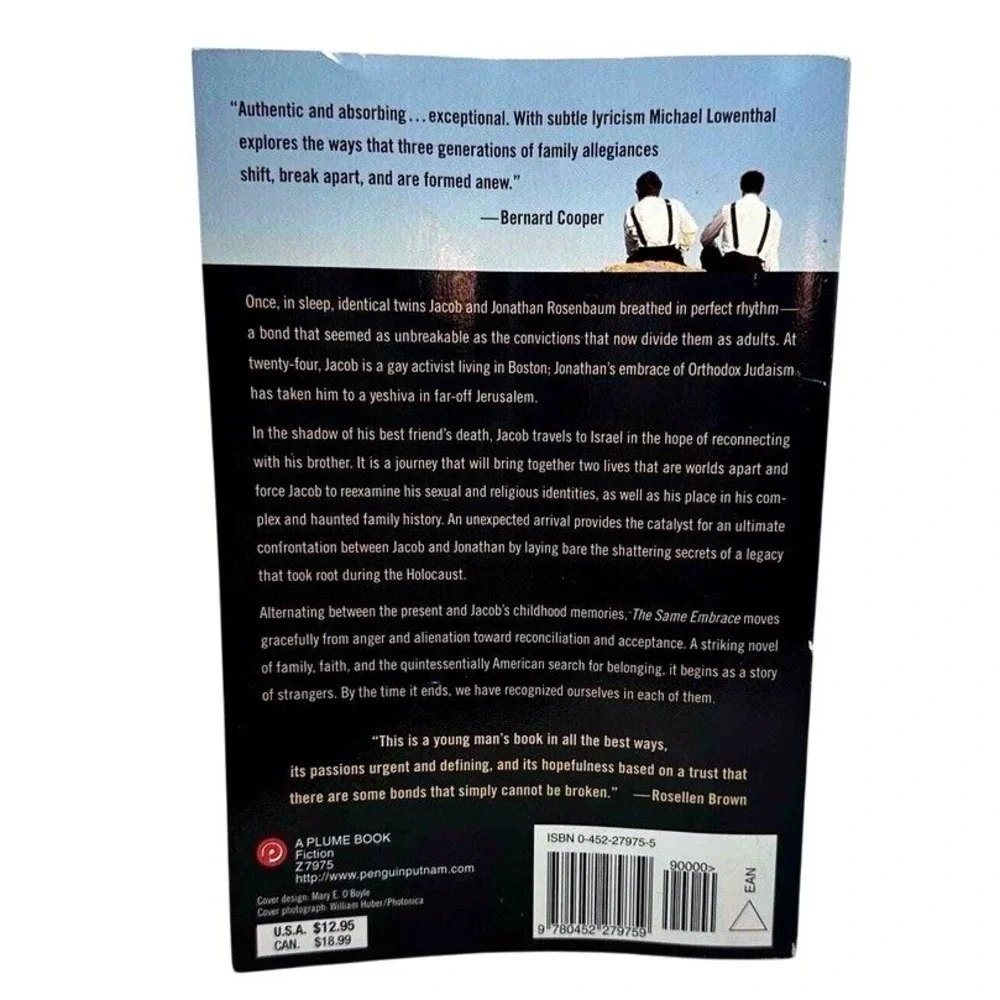 The Same Embrace Michael‎ Lowenthal A Novel Paperback 1999